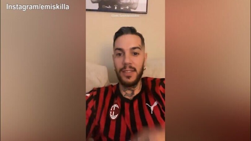 Milan, Emis Killa festeggia così lo Scudetto