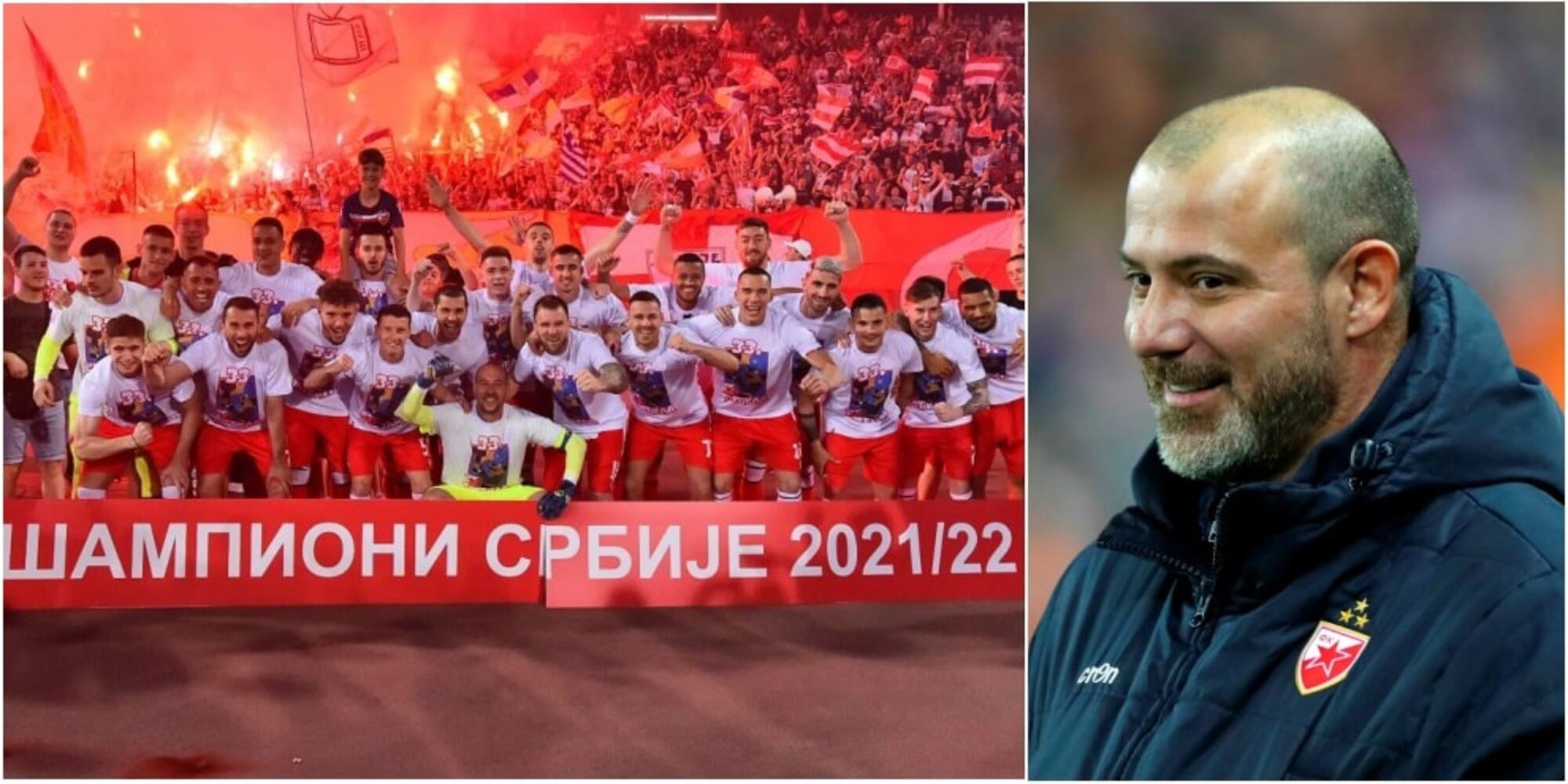 Serbia, Stella Rossa campione: terzo titolo consecutivo per Stankovic