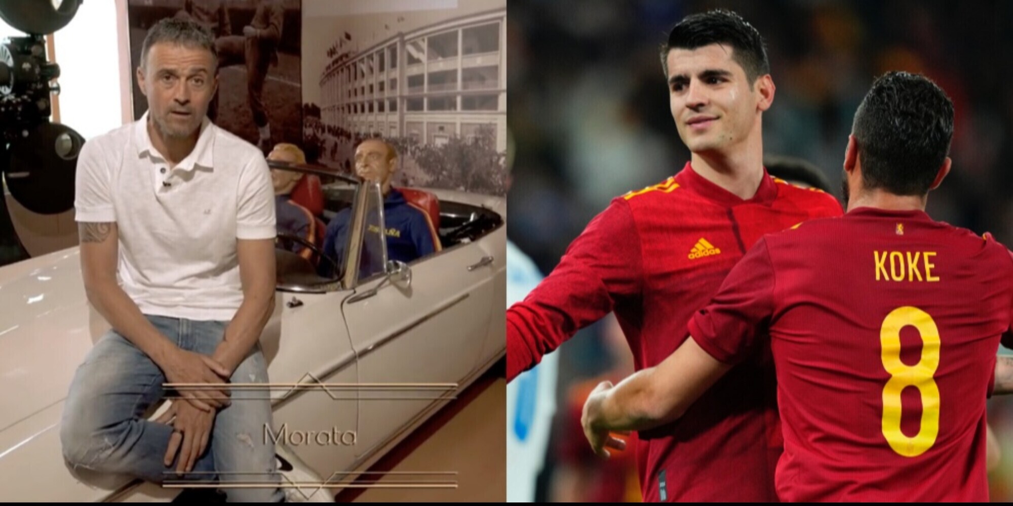 Luis Enrique convoca Morata con la Spagna e lo annuncia così