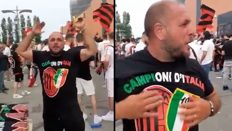 Festeggia il Milan campione ma poi si tradisce...