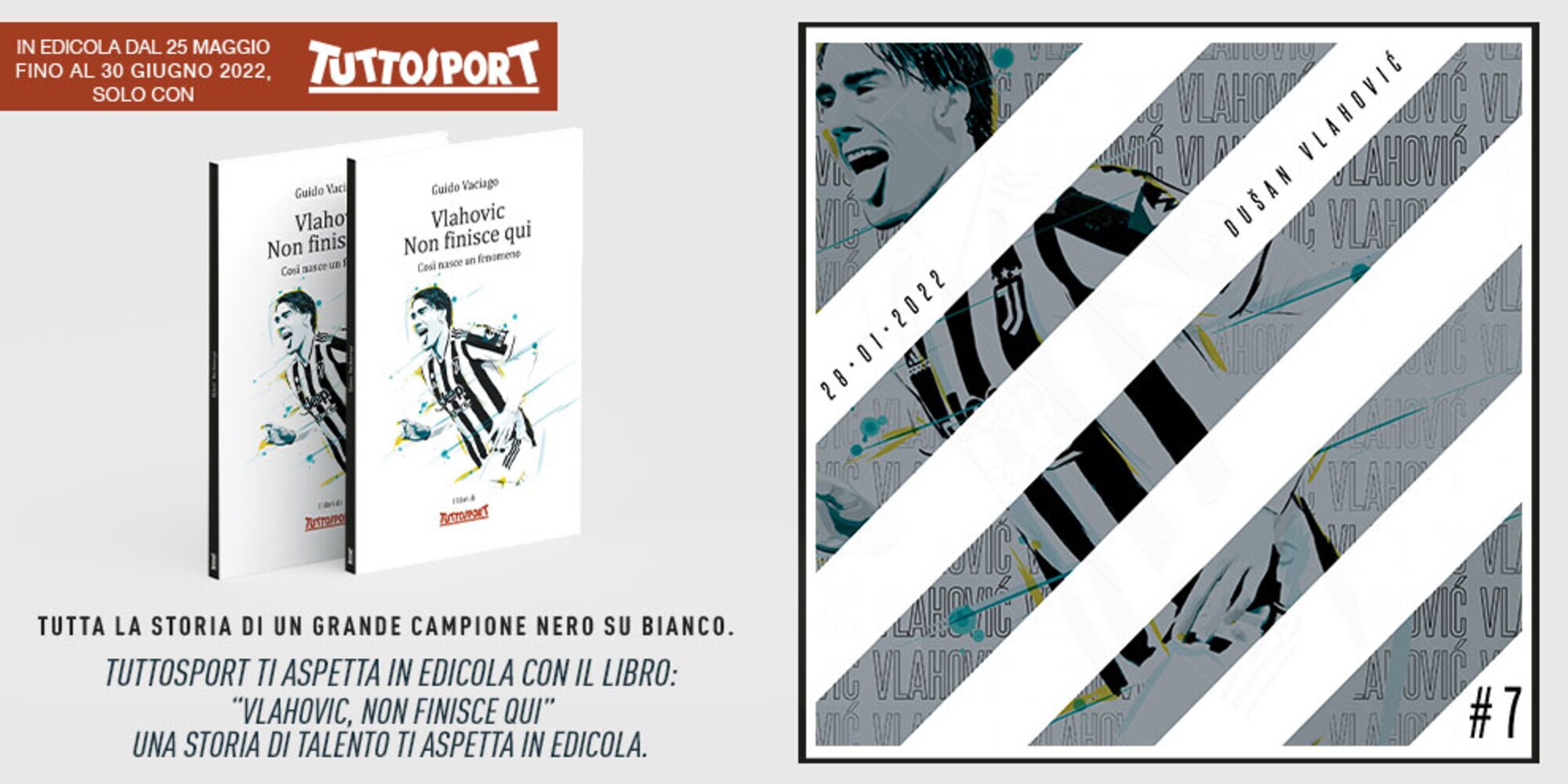 “Vlahovic, non finisce qui”, dal 25 maggio in edicola con Tuttosport