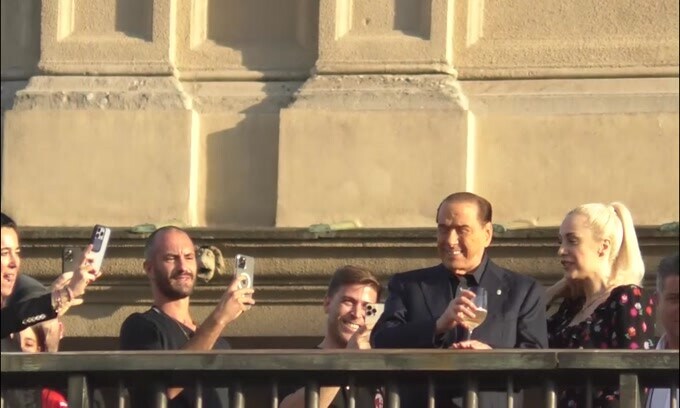 Milan Campione d'Italia, Galliani e Berlusconi festeggiano insieme
