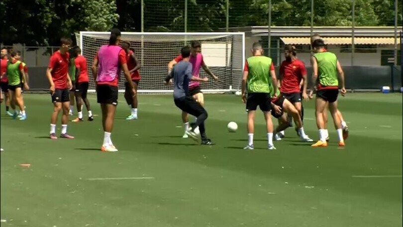 Roma-Feyenoord, rifinitura per i giallorossi