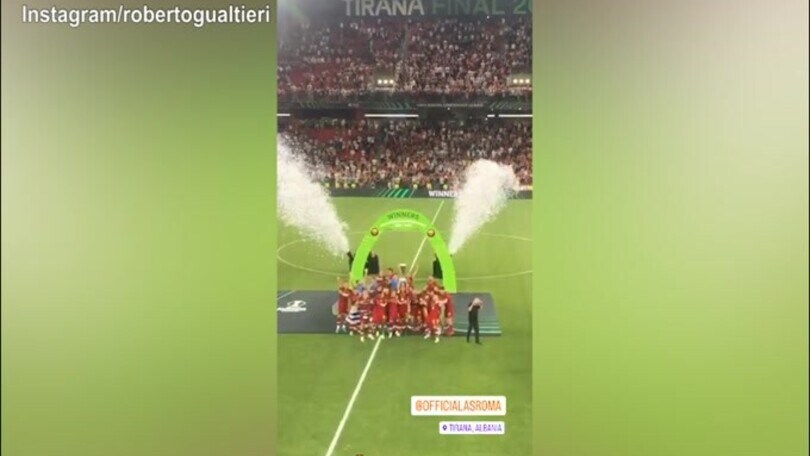 Roma Campione, anche il Sindaco Gualtieri in festa!