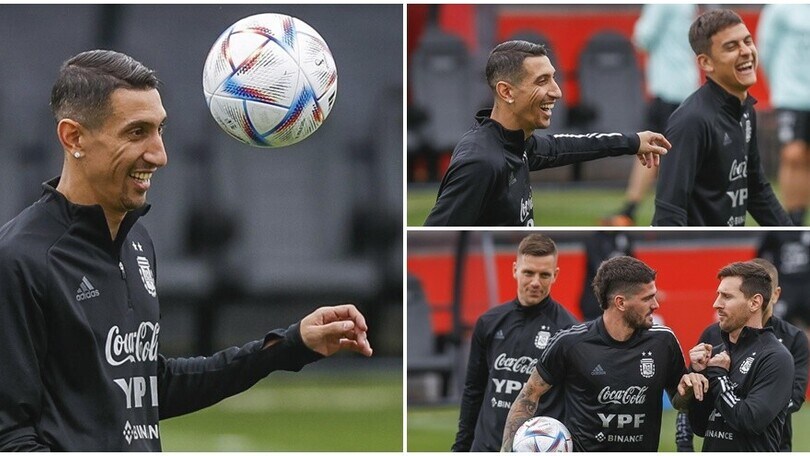 L'Argentina si prepara per l'Italia, per Di Maria 'lezioni' di Juve da Dybala