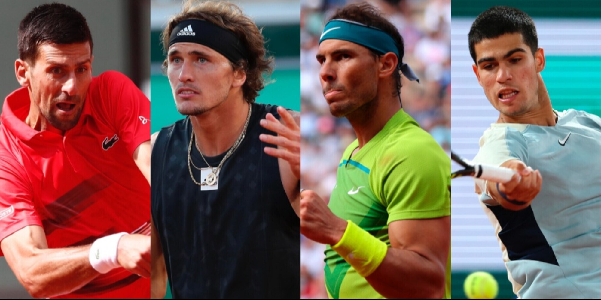 Djokovic, Zverev, Nadal e Alcaraz agli ottavi del Roland Garros