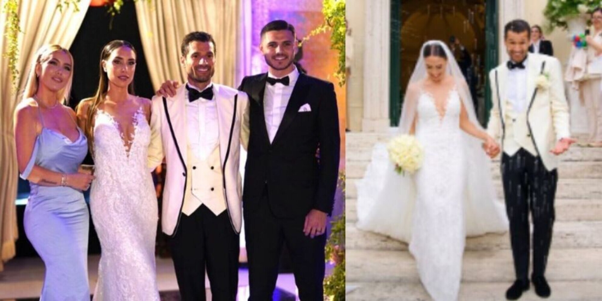 Candreva ha sposato Allegra! Icardi e Wanda invitati al matrimonio