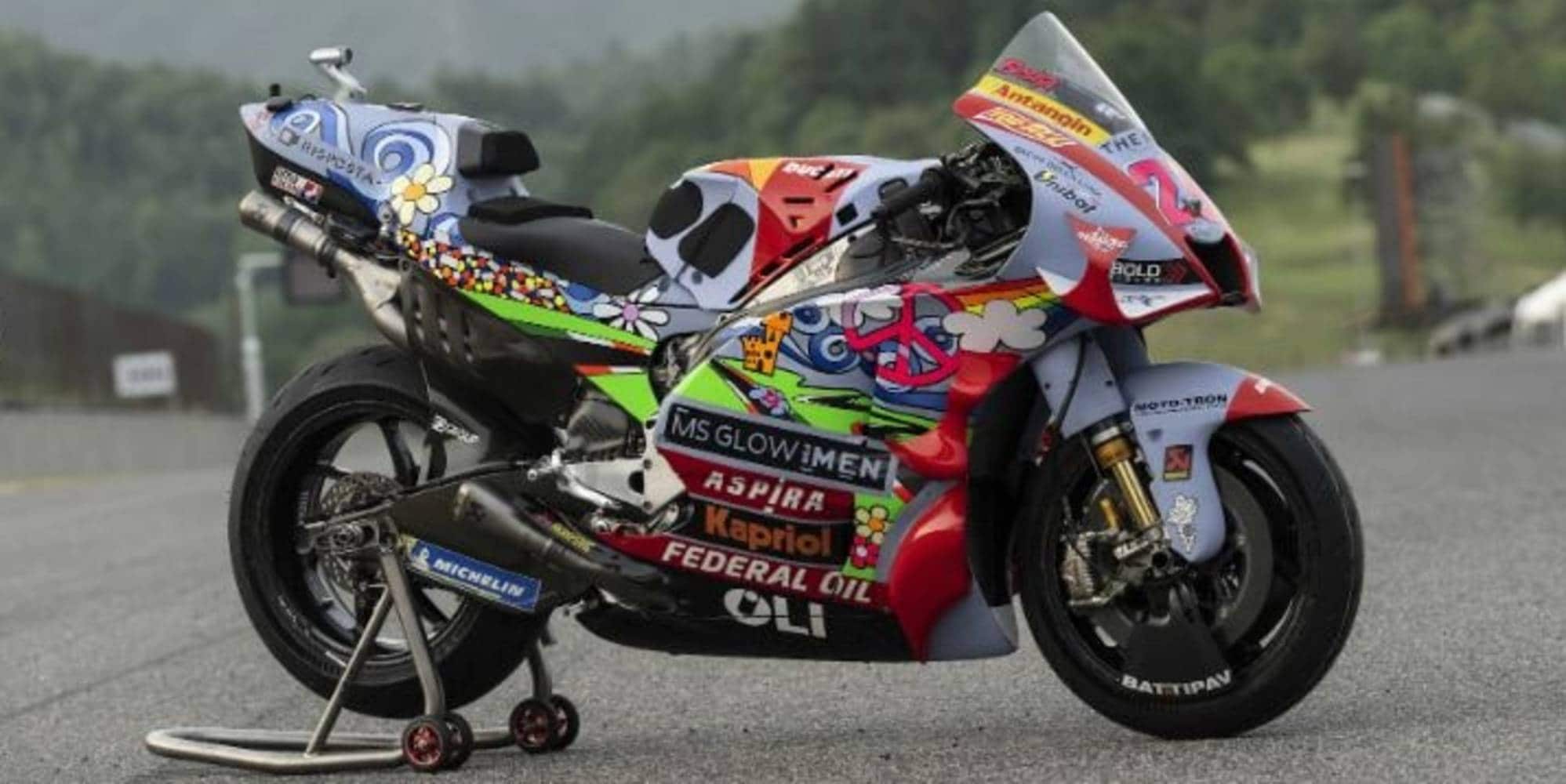 MotoGP: messaggio di pace un po’ hippie del Team Gresini al Mugello