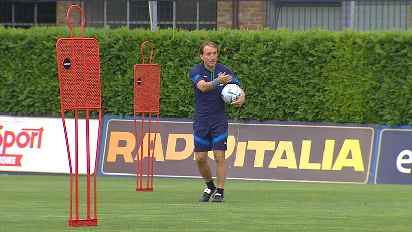 Secondo allenamento a Coverciano per gli Azzurri