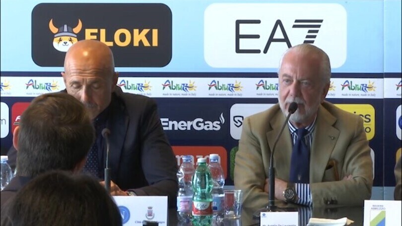De Laurentiis: “Faremo di tutto per vincere lo scudetto”