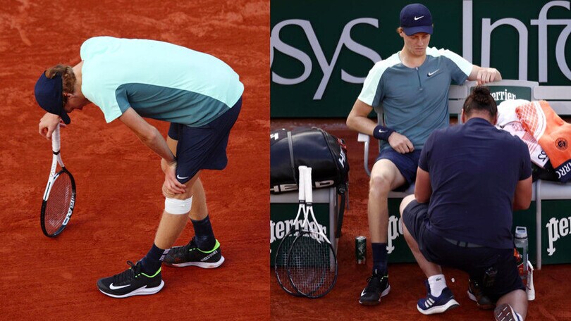 Roland Garros, sfortuna Sinner: ritiro per infortunio