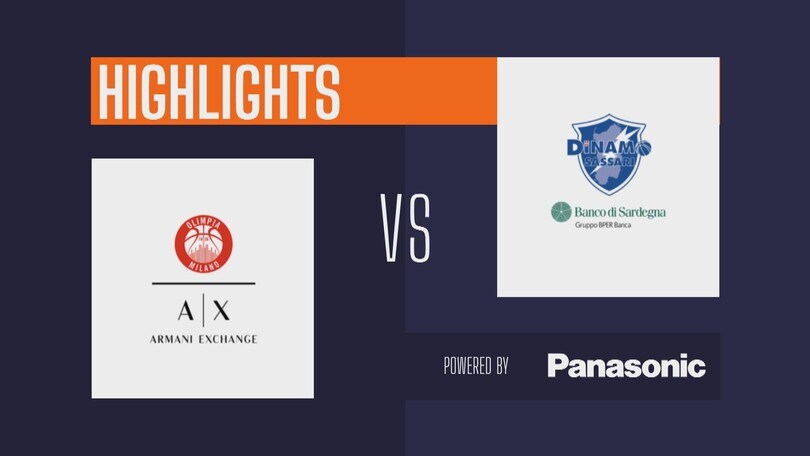 A|X Armani Exchange Milano 91-82 Banco di Sardegna Sassari