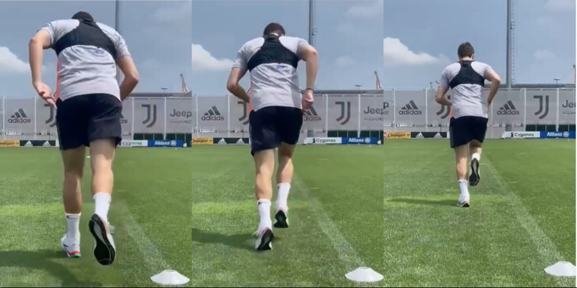 Juve, Chiesa torna a correre e promette: "Ci siamo"