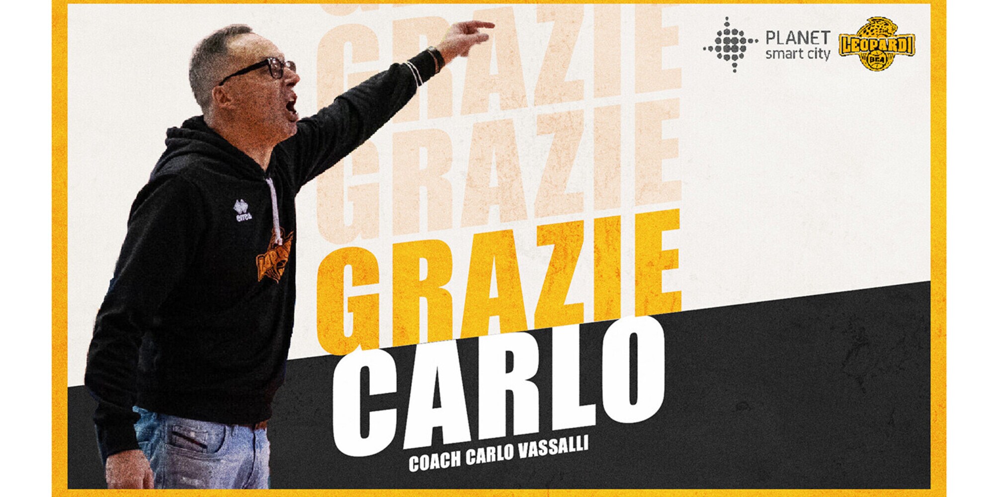 BEA Chieri, i Leopardi salutano Coach Carlo Vassalli
