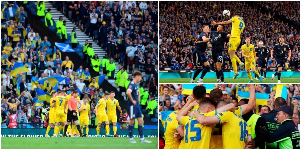L'Ucraina vola allo spareggio Mondiale col Galles: 3-1 alla Scozia