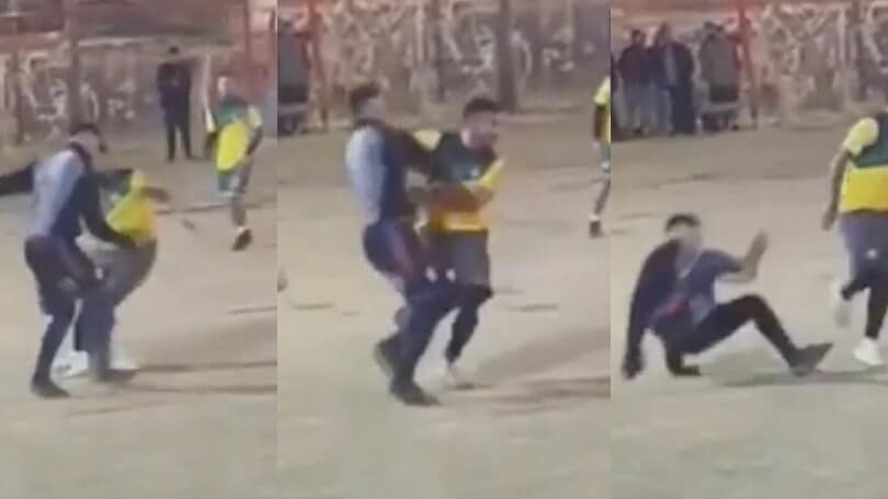 L’avversario cerca di irriderlo: Tevez reagisce così