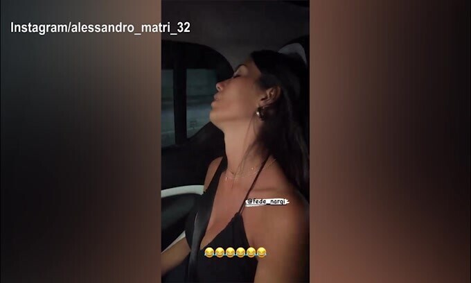 Federica Nargi dorme, terribile scherzo di Matri!