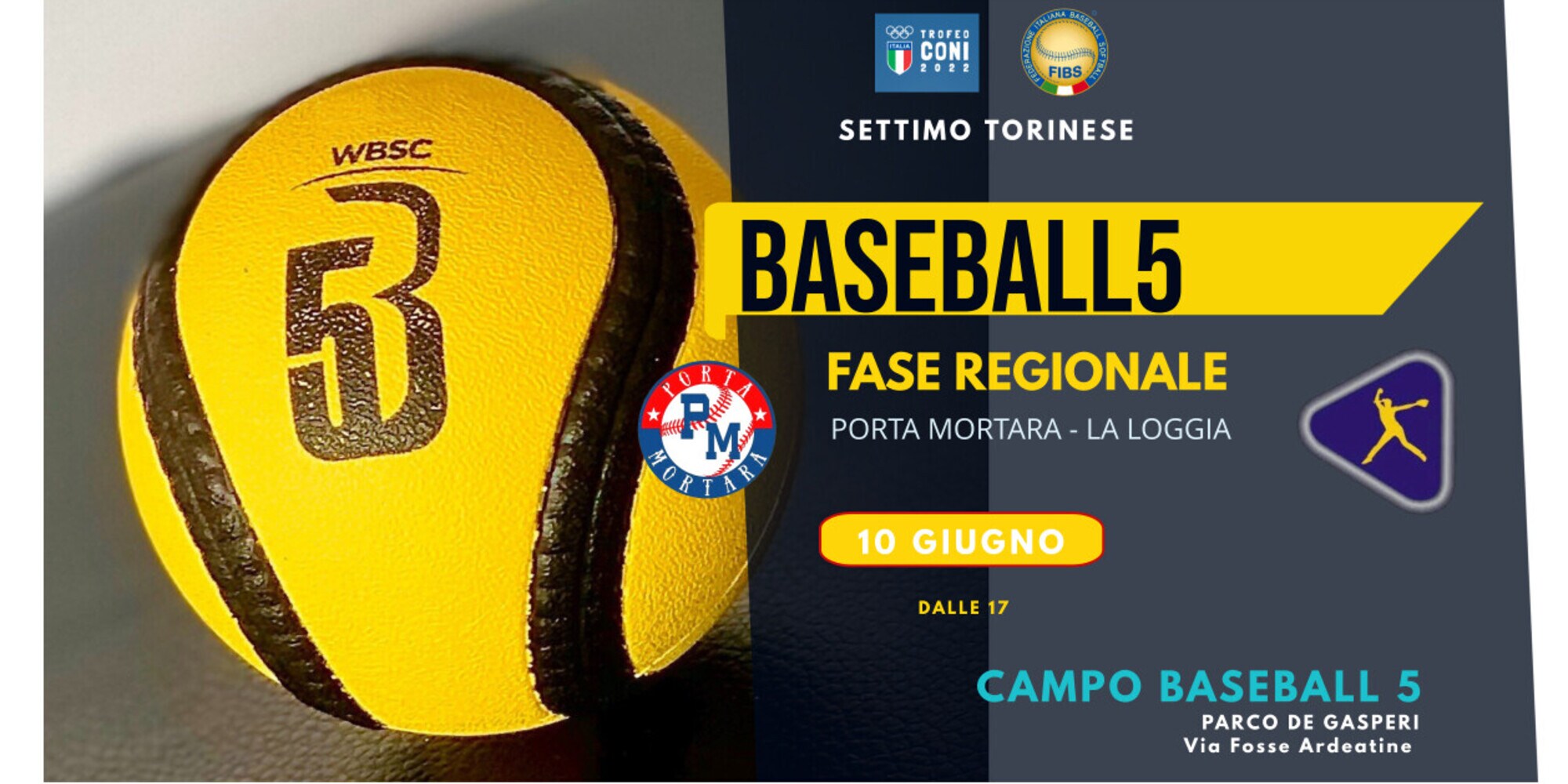 Baseball5, a Settimo Torinese la finale regionale del Trofeo Coni