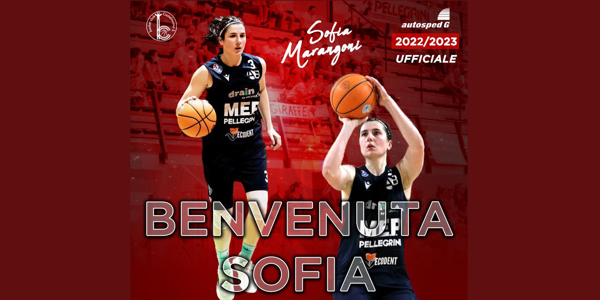 Castelnuovo Scrivia: Sofia Marangoni è biancorossa