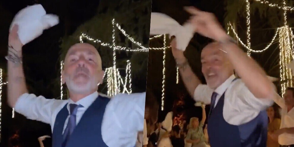 Pioli è on fire: canta e balla, che show a cena!