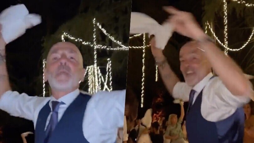 Pioli è on fire: canta e balla, che show a cena!
