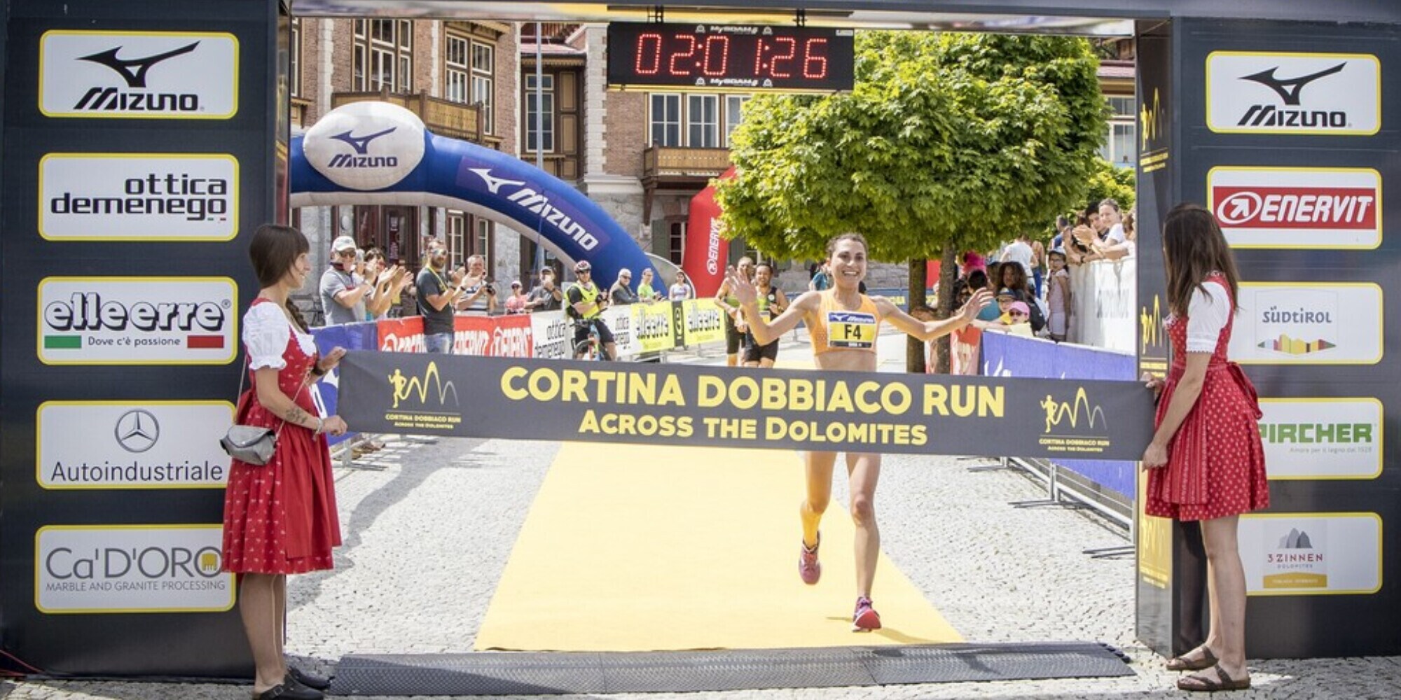 Cortina Dobbiaco Run, vince la piemontese Sara Brogiato