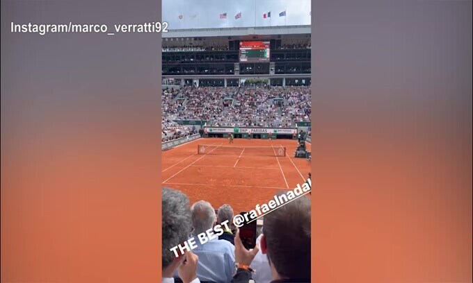 Roland Garros: Nadal vince, Verratti ammira