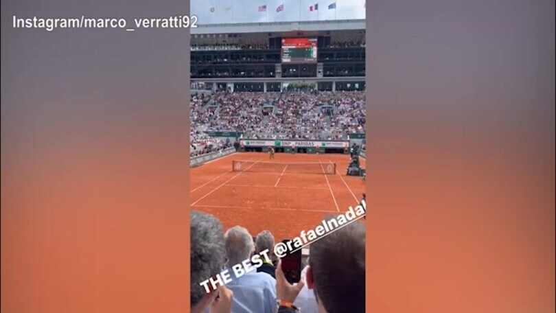 Roland Garros: Nadal vince, Verratti ammira