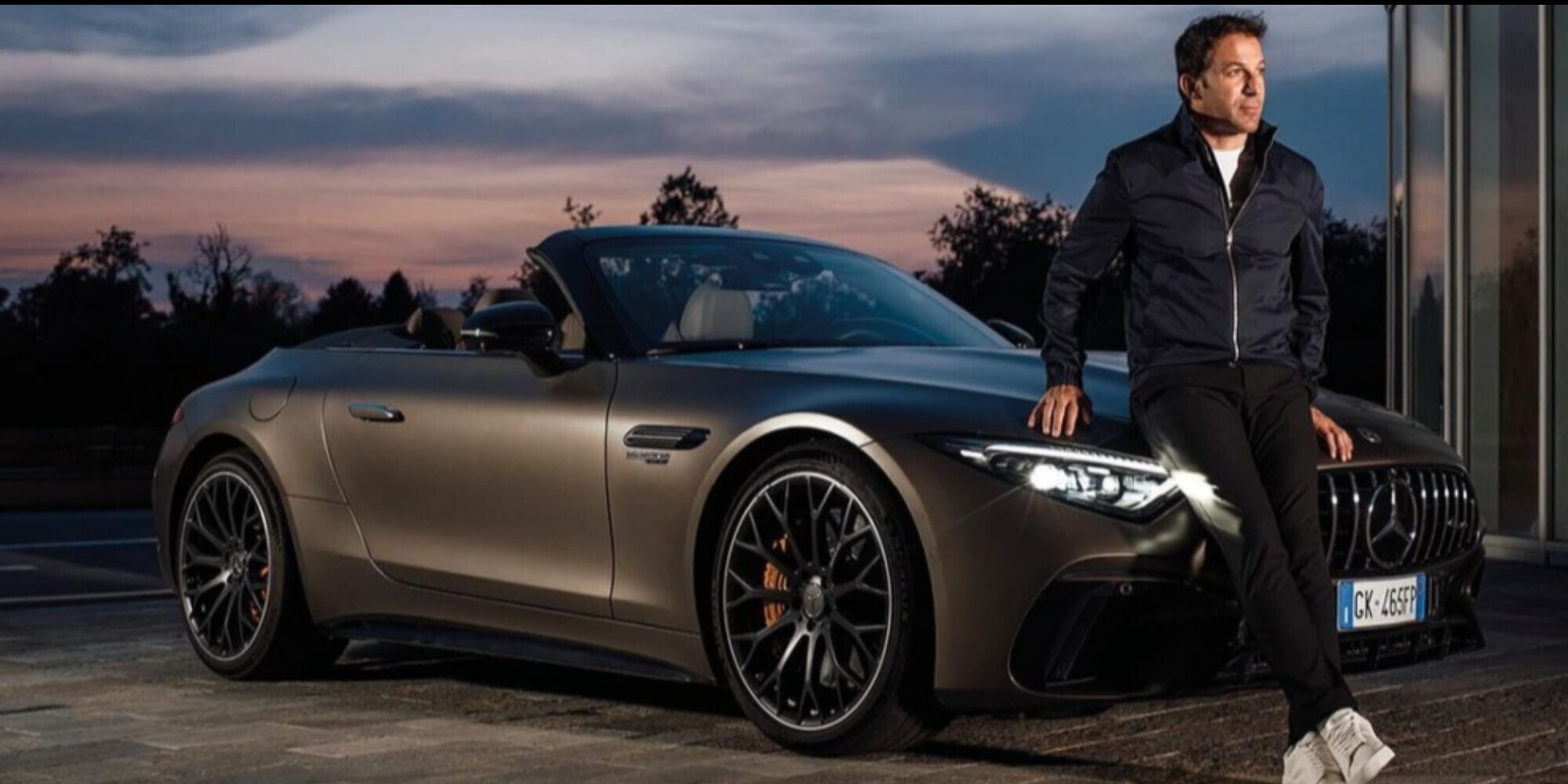 Del Piero, "stella" intramontabile: è il nuovo testimonial della Mercedes-AMG SL