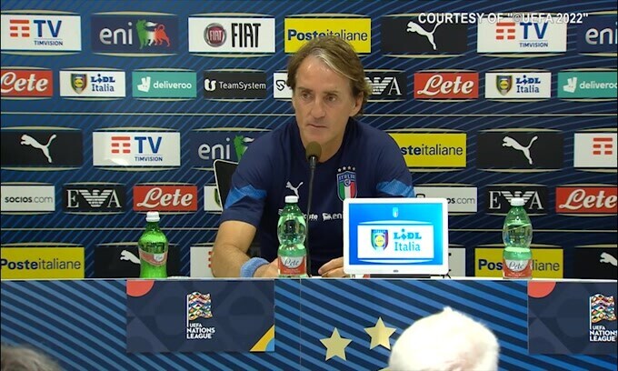 Mancini: "Faremo qualche cambio di formazione"