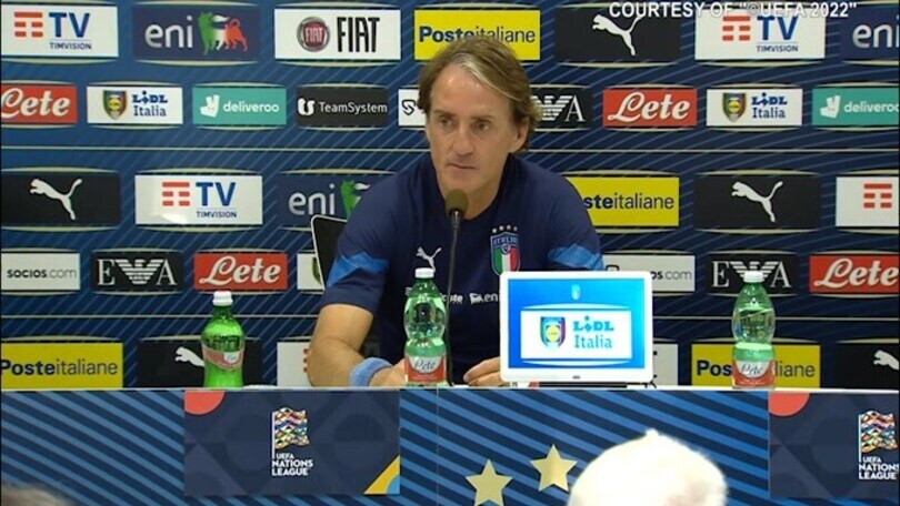 Mancini: "Faremo qualche cambio di formazione"