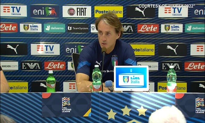 Mancini su Donnarumma: "É il miglior portiere d'Europa"