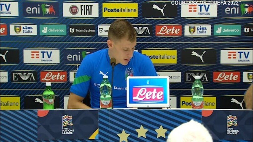 Barella: "La maglia della Nazionale è un onore"