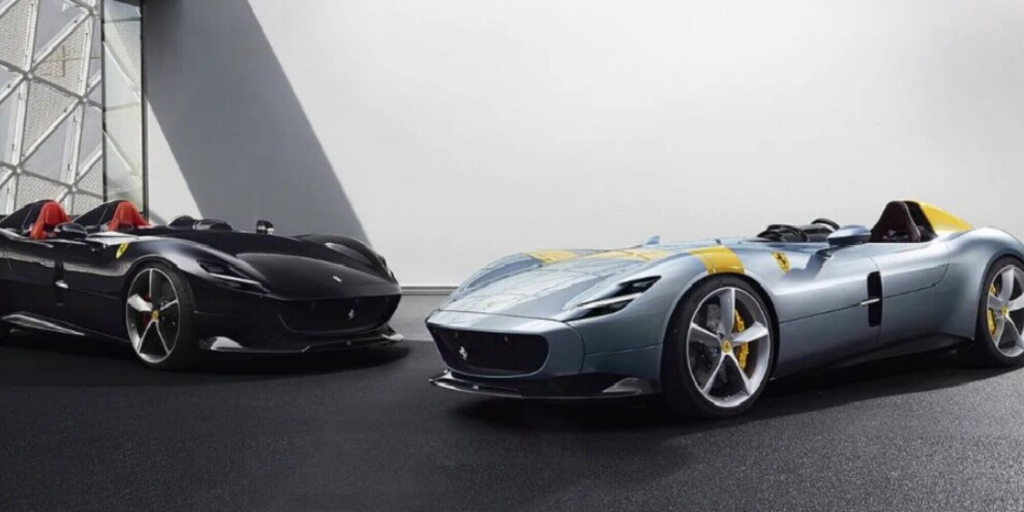 La parata delle Monza SP1 e SP2 per il Ferrari Cavalcade 2022