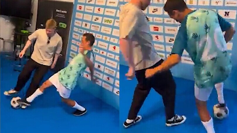 De Bruyne "umiliato" con un tunnel davanti a tutti...