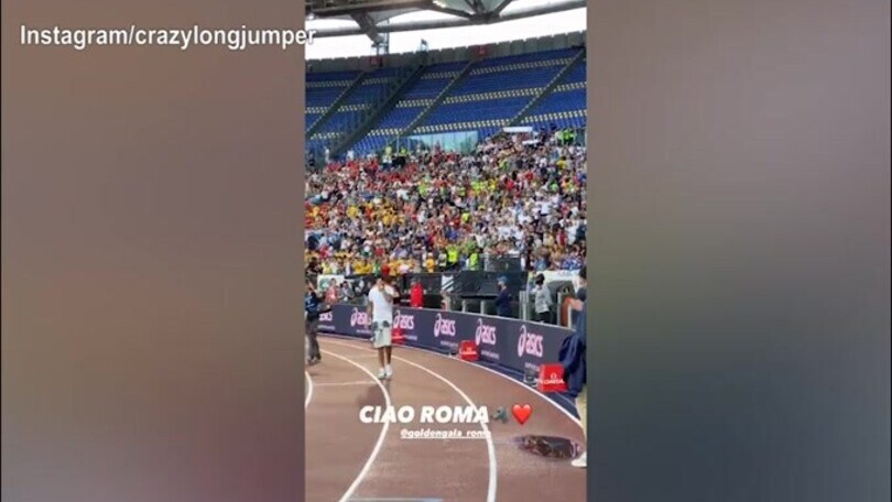 Golden Gala: Jacobs, che affetto dai tifosi