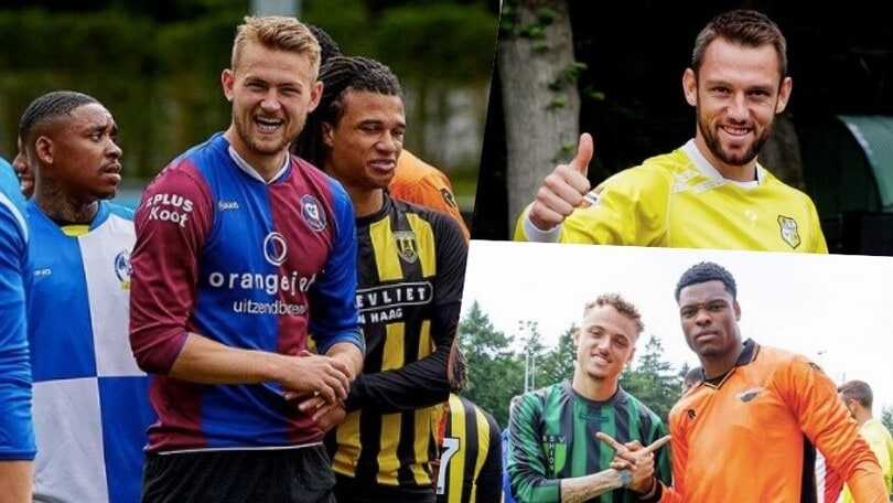 Olanda, da De Ligt a Dumfries: in campo con le maglie del primo club