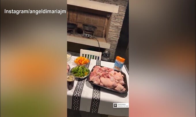 In attesa del futuro, super cena per Di Maria