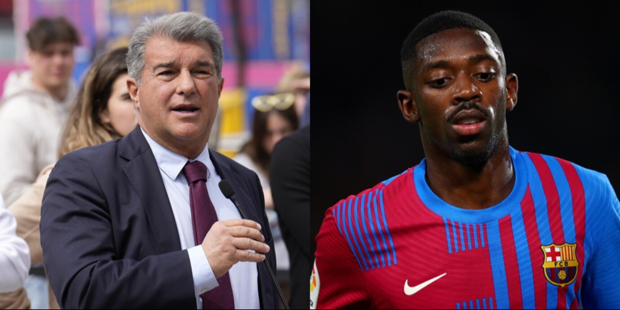 Barcellona, Laporta: "Dembélé non ha risposto all'offerta di rinnovo"