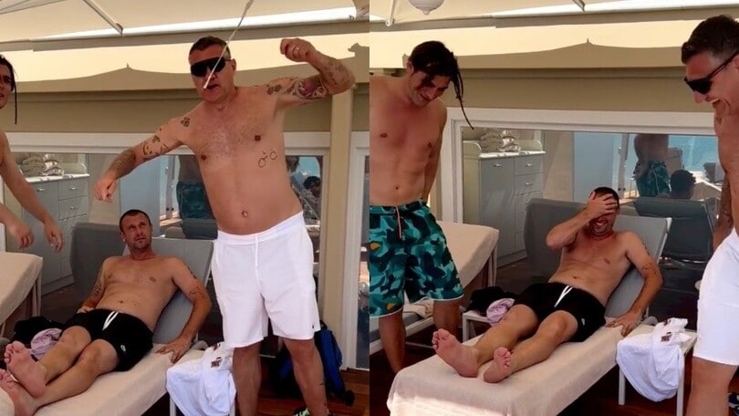 "Cristiano Ronaldo? Chapeau!": Vieri e Ventola imitano Cassano