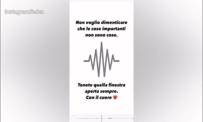L'audio di Fedez dallo psicologo: "Ho paura di morire"