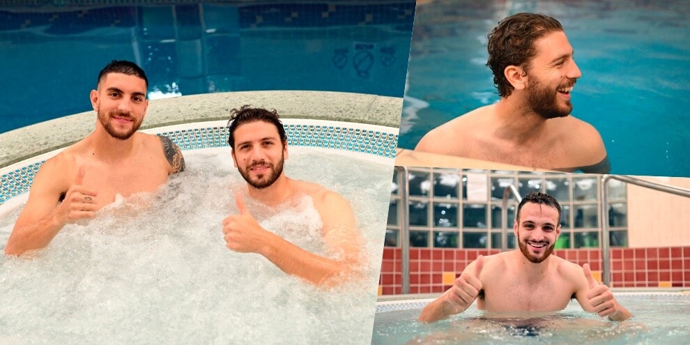 Relax Italia: Gatti e Locatelli tra piscina e idromassaggio