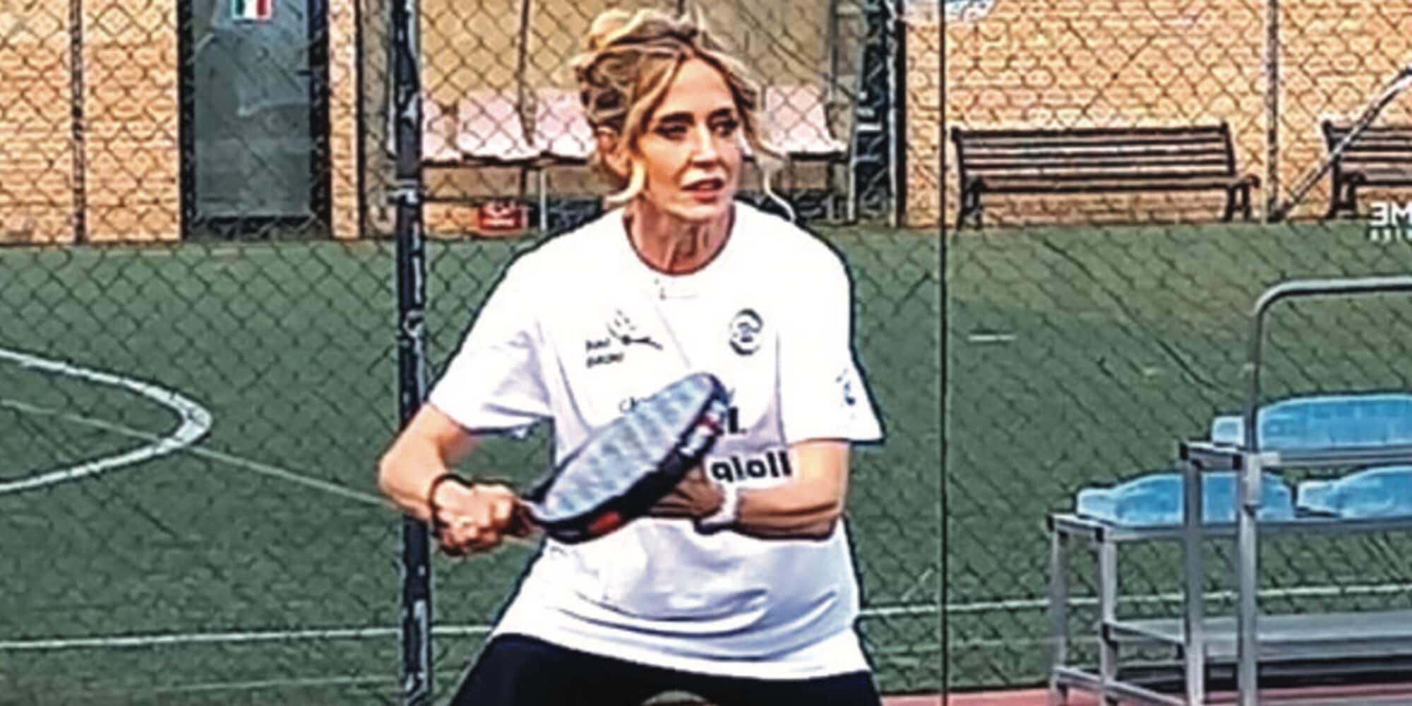 Brigitta Boccoli, stregata dal Padel: "Mi ha fatto impazzire"