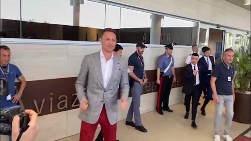 Roma, Matic arrivato nella capitale