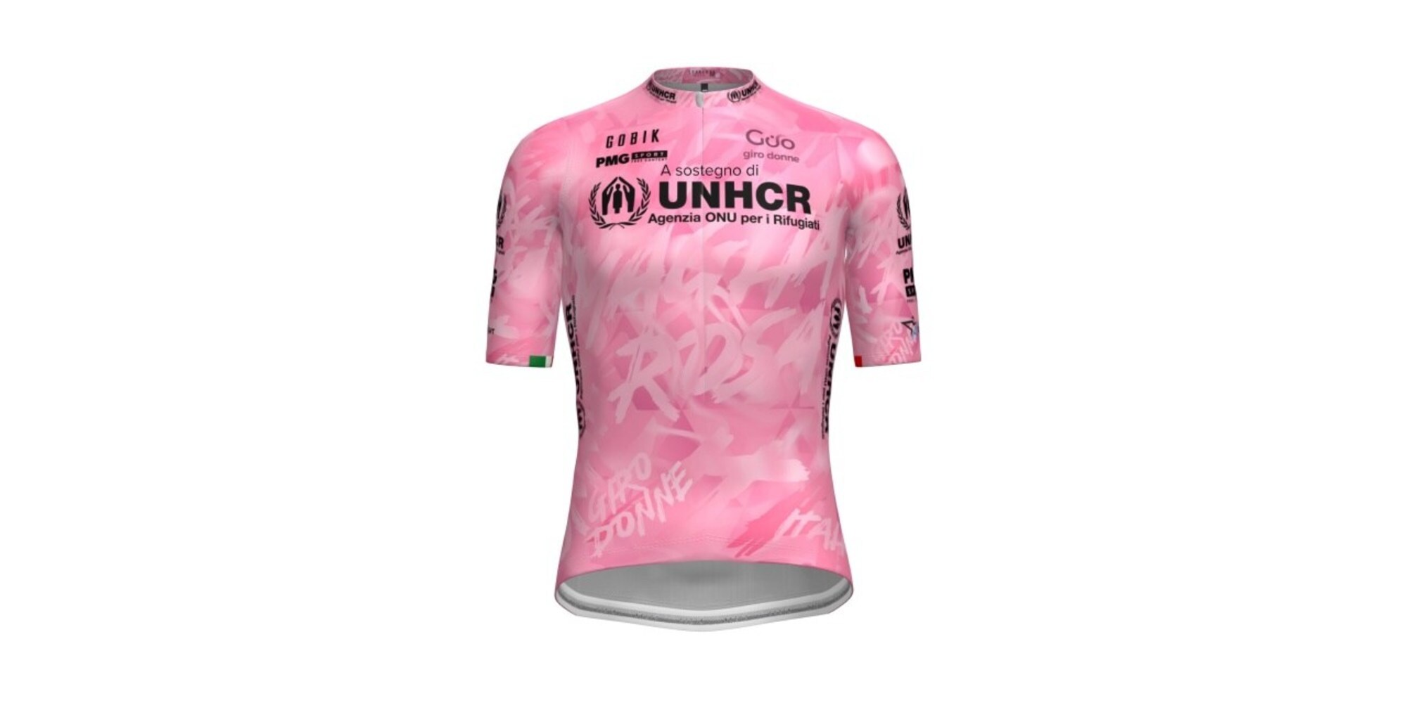 Giro d'Italia Donne, maglia rosa 2022 in consegna a UNHCR