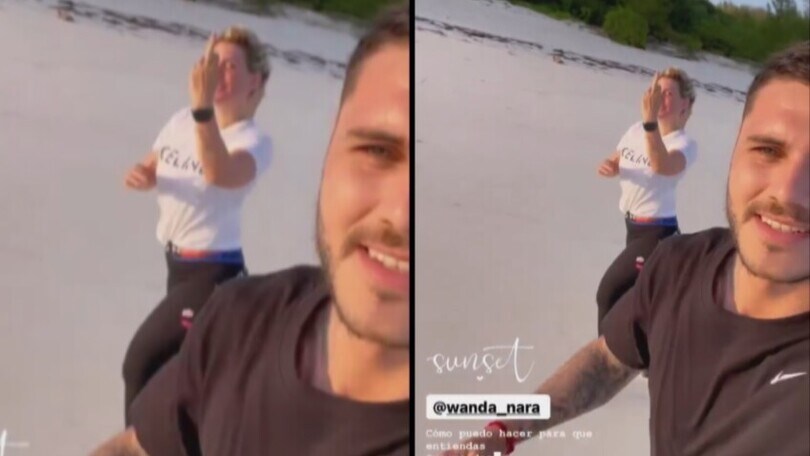Icardi “costringe” Wanda a correre, lei risponde così...