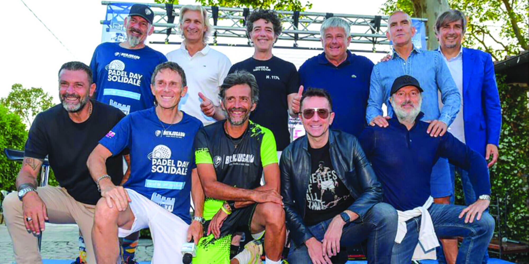 Rieti, i Vip si riuniscono per dare vita al "padel solidale"