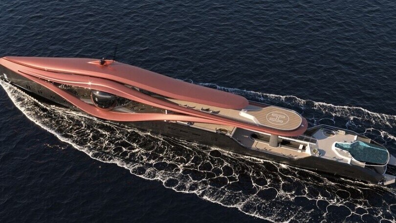 Zion, il nuovo yatch indiano con piscina, giardini e garage