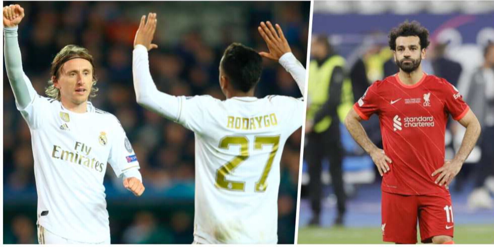 Champions League, Rodrygo rivela: "Modric ha preso in giro Salah"