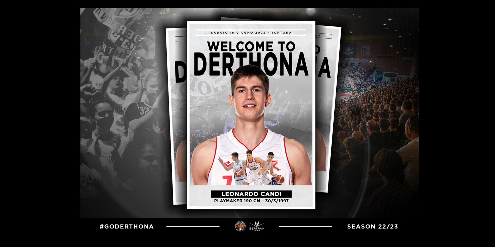 Derthona: Leonardo Candi è bianconero!